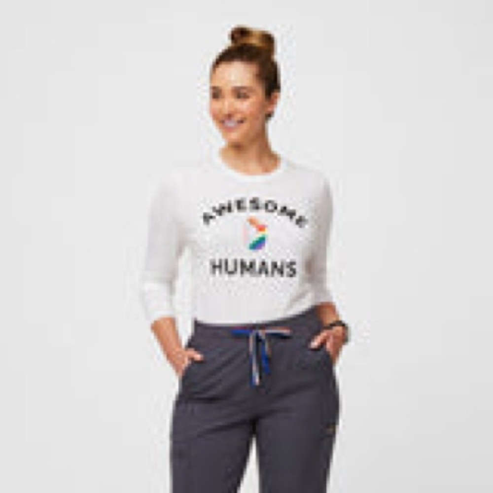 Figs Pride “Awesome Humans” Under-scrub, size X-Large